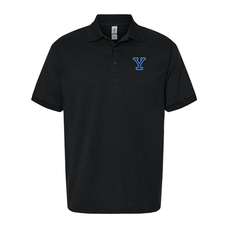 Men's Yale Bulldogs Gildan Dry Blend Jersey Polo